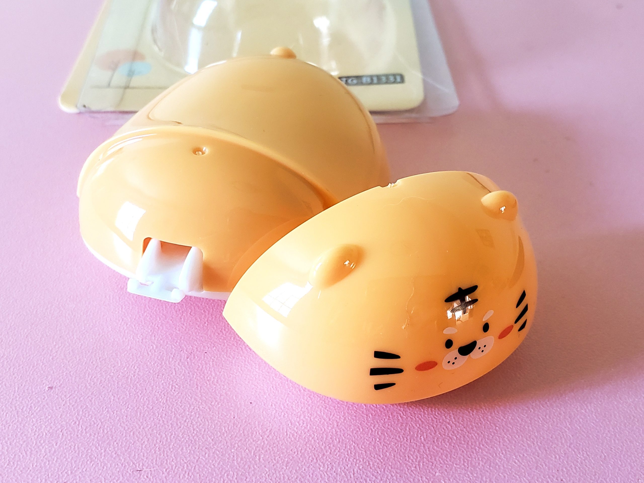 Corrector En Cinta En Forma De Gato Gordito Mostaza Cute Shop