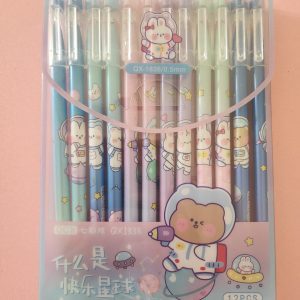 100 Plumas Surtidas Papelería Kawaii Oso Gato Mayoreo