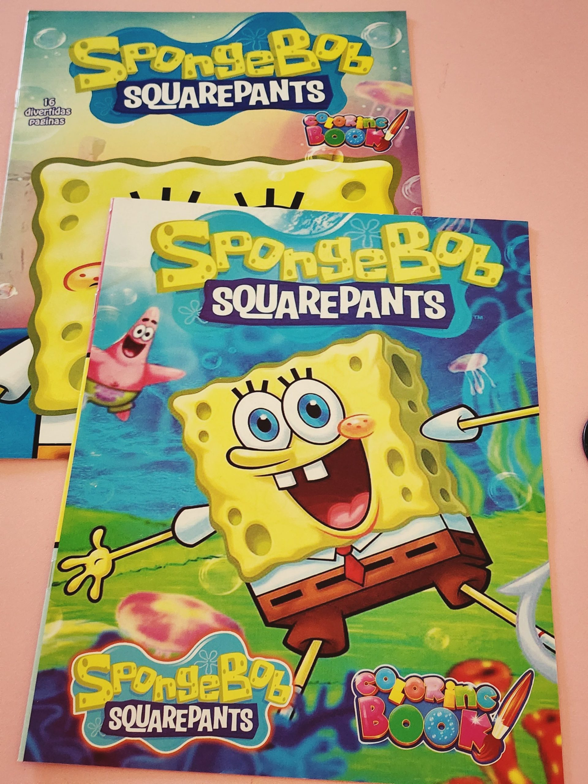 Cuaderno Para Colorear Bob Esponja Cute Shop