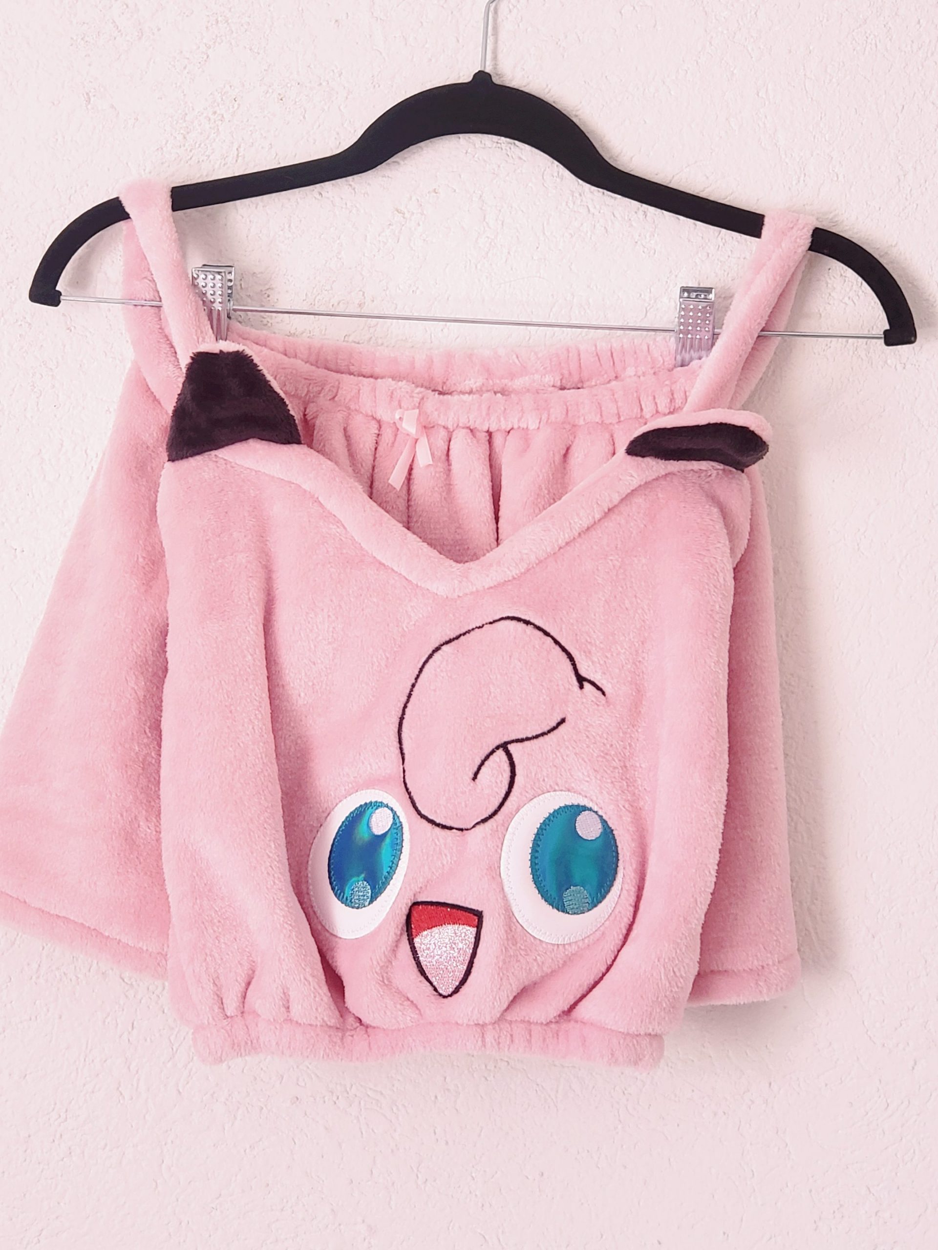 Roupa De Dormir Feminina Jigglypuff Pijamas Pijama Cor-De-Rosa