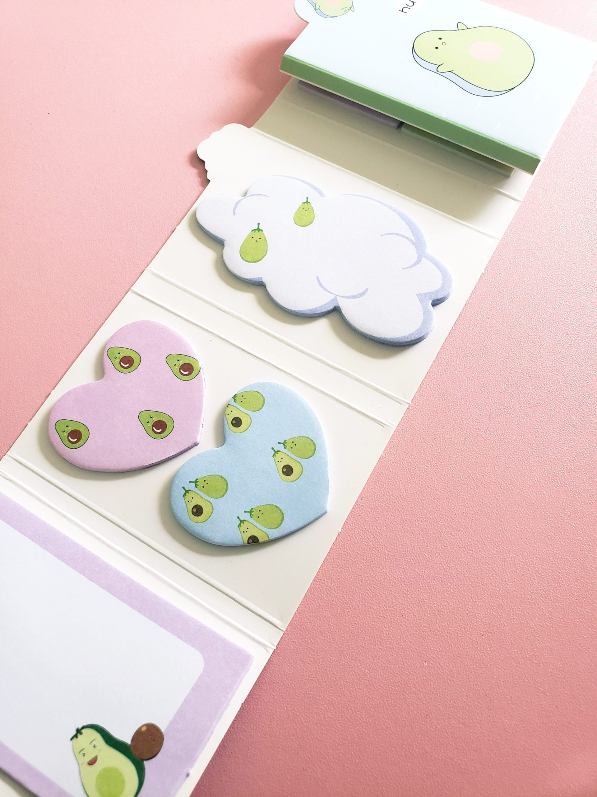 Notas Adheribles Kawaii de Aguacate se abre en forma de Acordeon (diseño al  azar). - Cute Shop