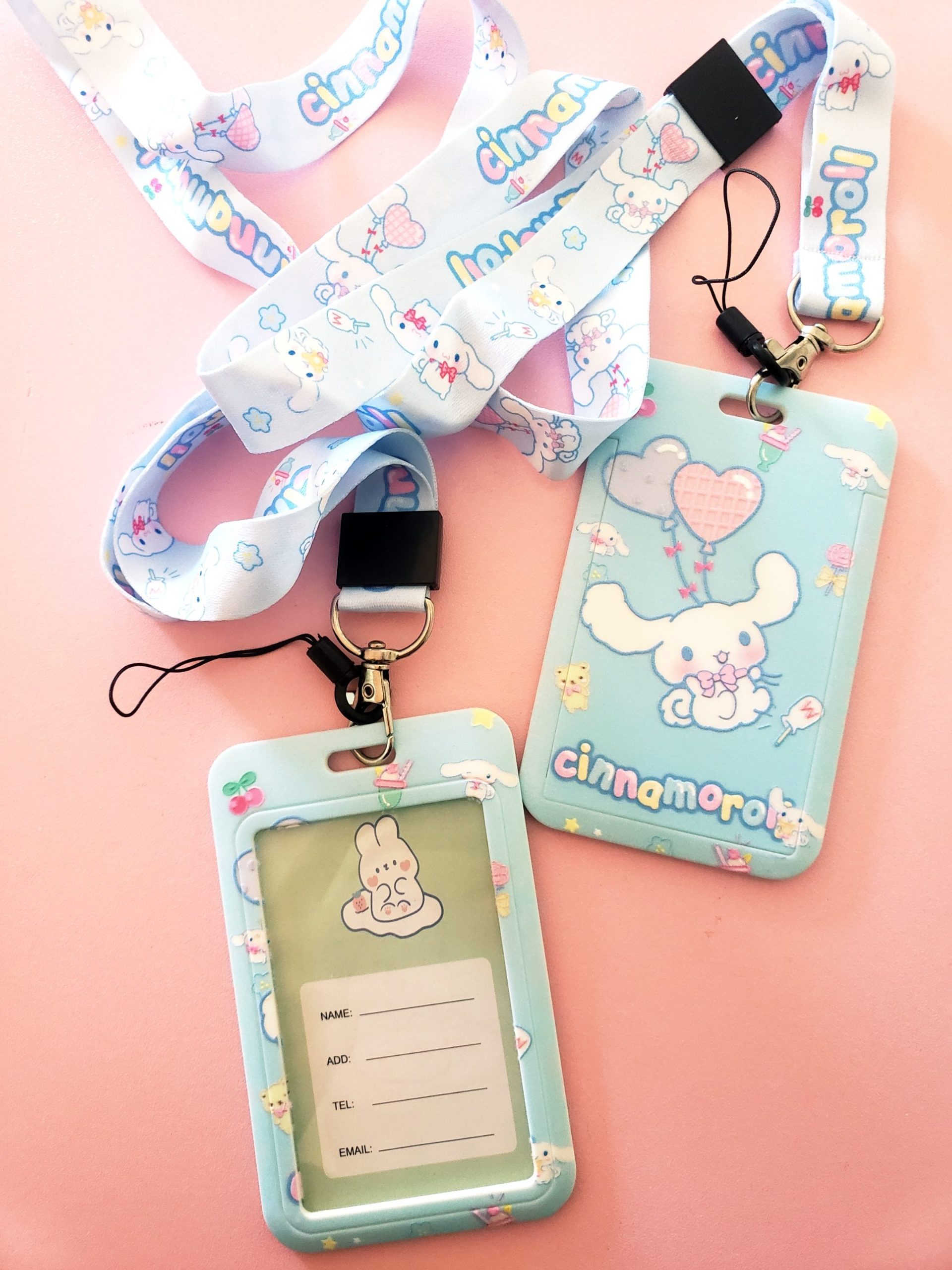 Porta Credencial Cinnamoroll Azul Cute Shop