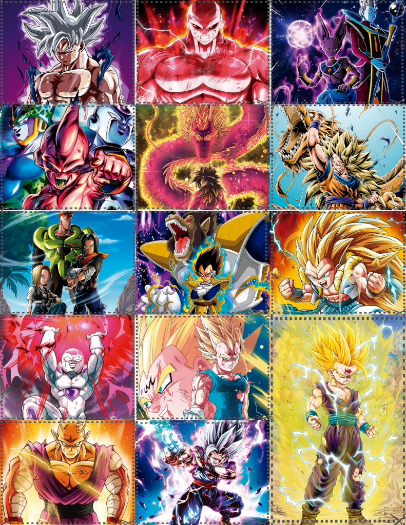 Sticker Calcomanias Dragon Ball Estampas Decorativas Tama O Carta