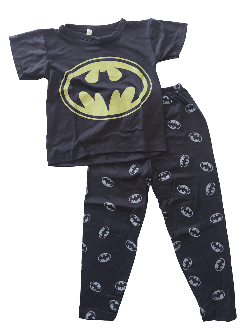 Pijama Para Niño Conjunto de Pantalon y Playera Tela Batman - Cute Shop
